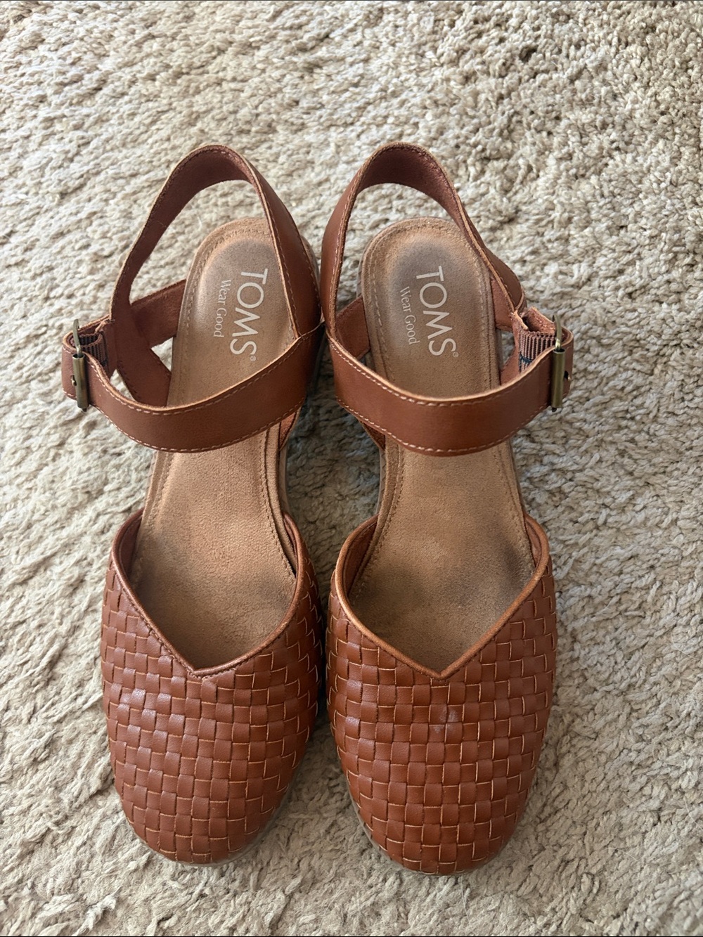 mahogany brown crosshatch Mary Janes 🍁
